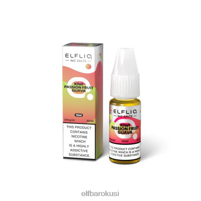 ELFBAR elfliq kivi marakuje guava nične soli - 10 ml-20 mg/ml PDF2J210 - ELFBAR uredaj