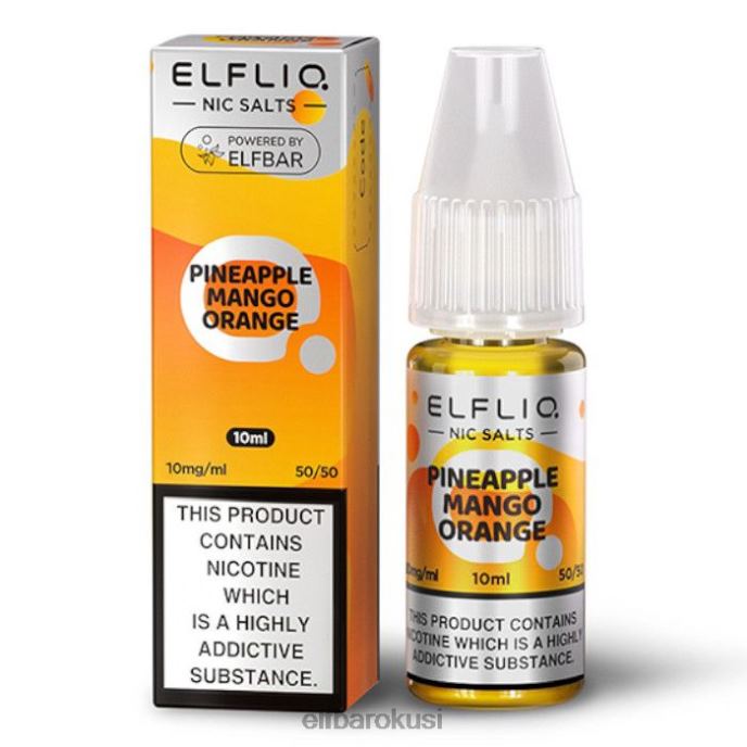 ELFBAR elfliq nic soli - ananas mango naranča - 10 ml-10 mg/ml PDF2J173 - ELF BAR 600 cijena