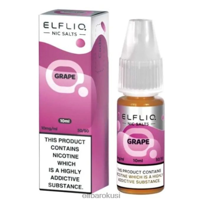 ELFBAR elfliq nic soli - grožđe - 10ml-10 mg/ml PDF2J191 - ELF BAR 600 Hrvatska