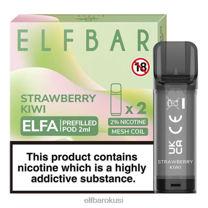 ELFBAR elfa napunjena kapsula - 2 ml - 20 mg (2 pakiranja) PDF2J107 - ELF BAR 600 cijena jagoda kivi