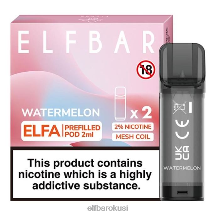 ELFBAR elfa napunjena kapsula - 2 ml - 20 mg (2 pakiranja) PDF2J108 - ELF BAR 1500 cijena lubenica