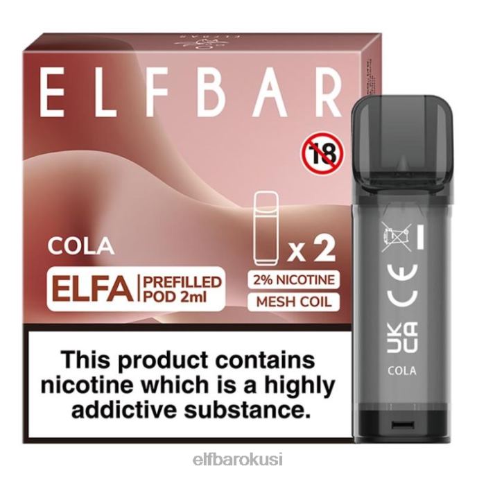 ELFBAR elfa napunjena kapsula - 2 ml - 20 mg (2 pakiranja) PDF2J109 - ELF BAR bc5000 cijena cola