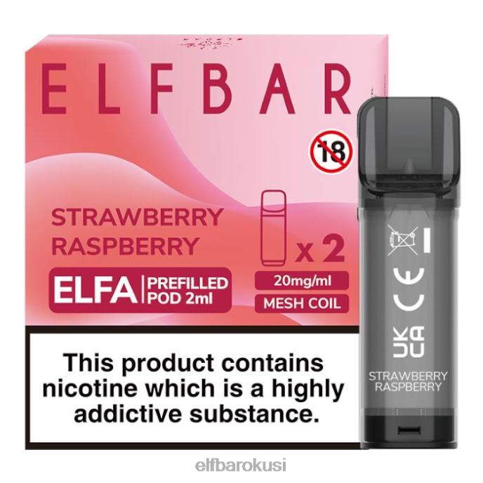 ELFBAR elfa napunjena kapsula - 2 ml - 20 mg (2 pakiranja) PDF2J112 - ELFBAR cijena jagoda malina