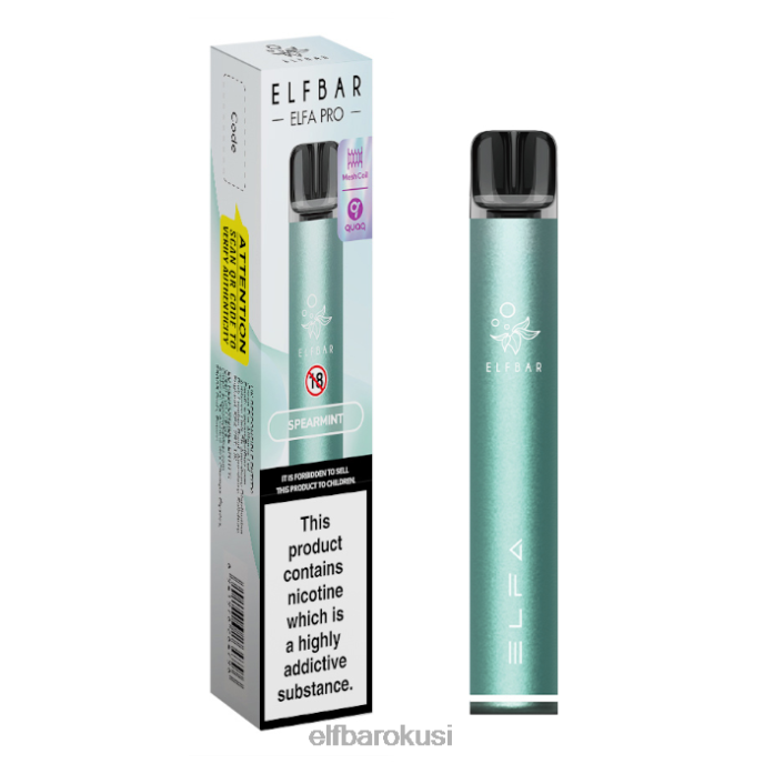 ELFBAR elfa pro pod kit - punjiva PDF2J77 - ELF BAR vape cijena twilight cijan + spearmint prethodno napunjena mahuna