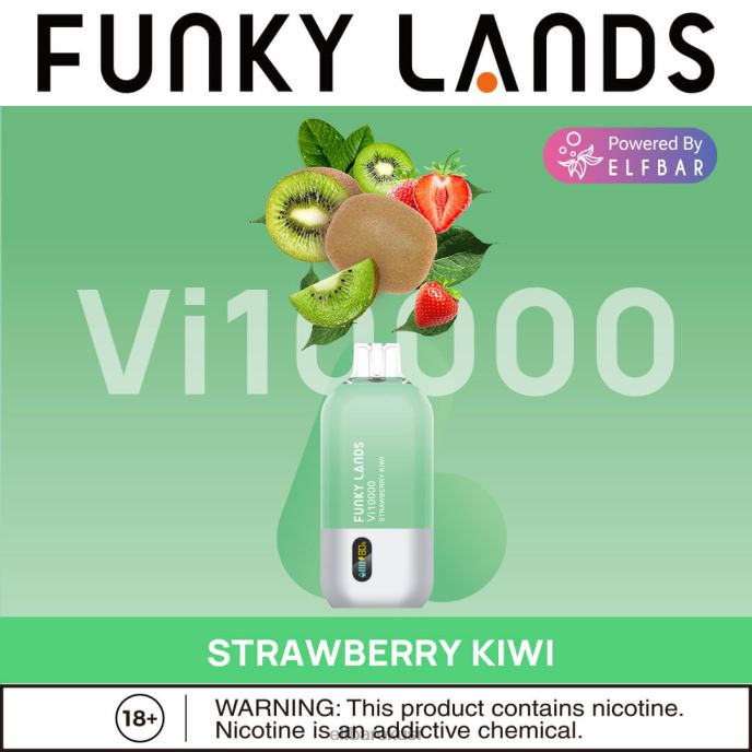 ELFBAR funky lands jednokratni vape vi10000 dimova PDF2J463 - ELFBAR uredaj jagoda kivi