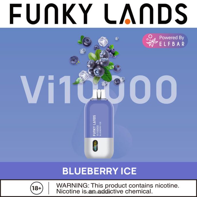 ELFBAR funky lands najbolji okus za jednokratnu upotrebu vape vi10000 ledene serije PDF2J453 - ELFBAR cijena led od borovnice