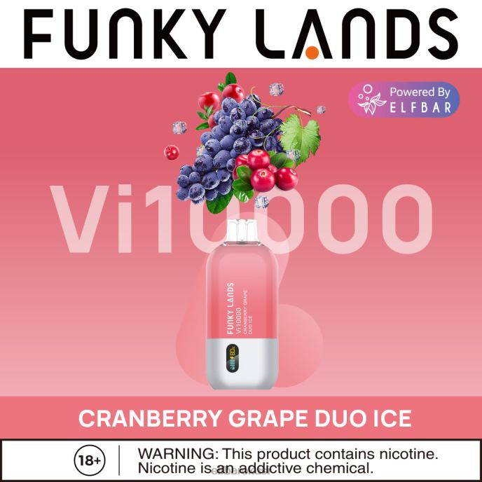 ELFBAR funky lands najbolji okus za jednokratnu upotrebu vape vi10000 ledene serije PDF2J458 - ELF BAR 5000 cijena brusnica grape duo ice