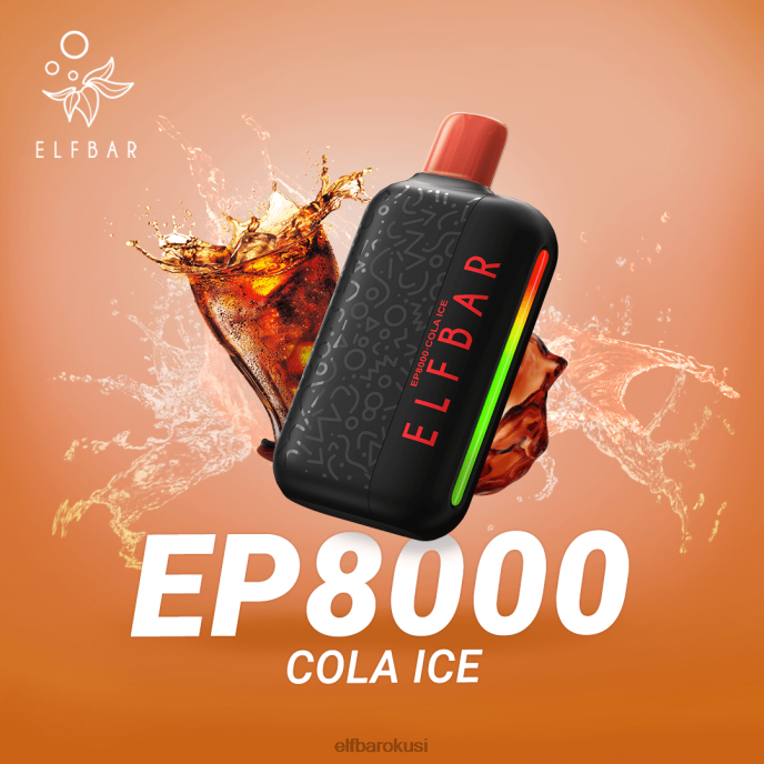 ELFBAR jednokratni vape novi ep8000 puffs PDF2J365 - ELFBAR cijena cola led