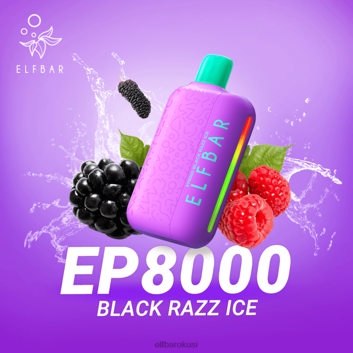 ELFBAR jednokratni vape novi ep8000 puffs PDF2J372 - ELF BAR 1500 cijena crni razz ice